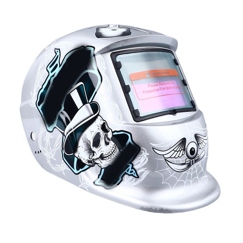 Auto Darkening Welding Helmet 93x43mm Large View Screen 2 Sensors