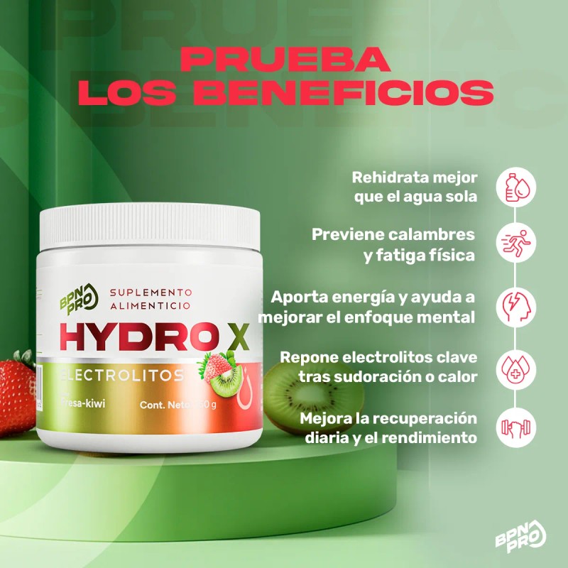 Electrolitos En Polvo Sabor Fresa Kiwi Strawberry Kiwi | Magnesio,