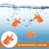 WsjiaboFux 10Pcs Orange Aquarium Fish Bowl Tank Artificial Floating Plastic