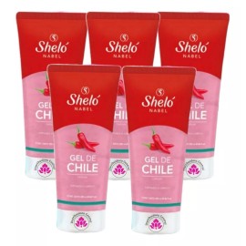 Sheló Nabel Gel De Chile Shelo Nabel® 250ml. 5 Piezas