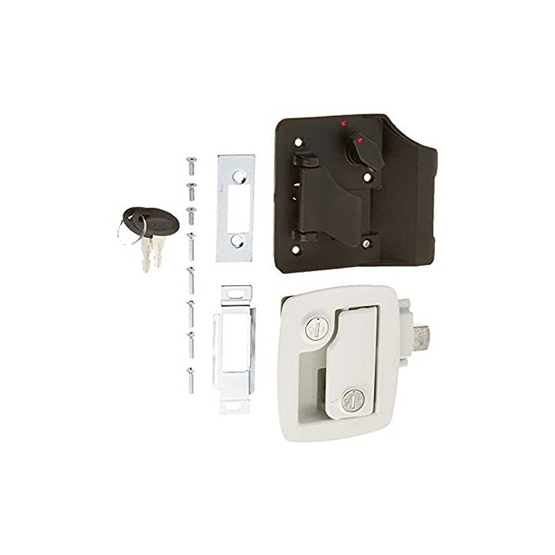 AP Products (013-534) White Trailer Lock with Key