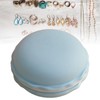 Kuuleyn Earring Travel Organizer Cute Jewelry Box Case Macaron Jewelry