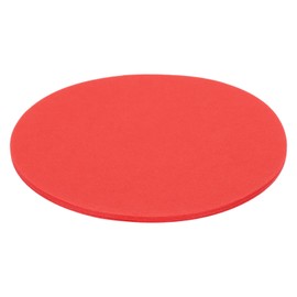 Rebower 25 Sheets Circles Cutouts Paper, 3 Inch Round Origami Cardstock Construction Paper, [for Arts DIY Crafts Art Bulletin Board Decorations ] Red