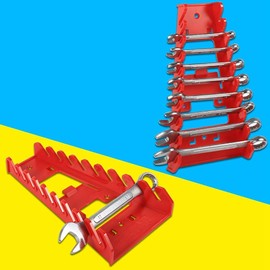 Spanner Holder, Holder for 9 Spanners Holder, Capacity 9 Key Hooks, Holder for Wrench Organiser, Holder for 9 Combination Spanners, Tool Organisers