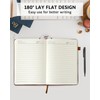 HULIPARK Leather Notebook Journal with Pen, A5 Lined Hardcover Notebook