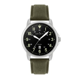 Spirit Men Analog Quartz Watch with Canvas Strap SP1005