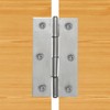 Piutouyar 12 Pack Butt Hinge 2.5 Inch Mini Hinges 304