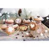 Staedter 50 Piece Merry Christmas Paper Baking Tray, Aluminum Coated,