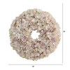 Nearly Natural 16in. Hydrangea Artificial Wreath