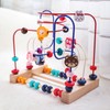 Wooden Bead Maze Roller Coaster Educational Circle Toy Coordination Ability
