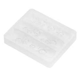 FRCOLOR Floral Art Template for Creative Nail Designs Durable Reusable DIY Nail Art Tools for Professional Manicure Embellishments