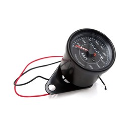 sourcing map Universal Black Housing Motorcycle Speedometer Odometer 0-180 km/h de