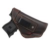 Barsony - Brown Leather IWB Holster + Magazine Pouch Compatible