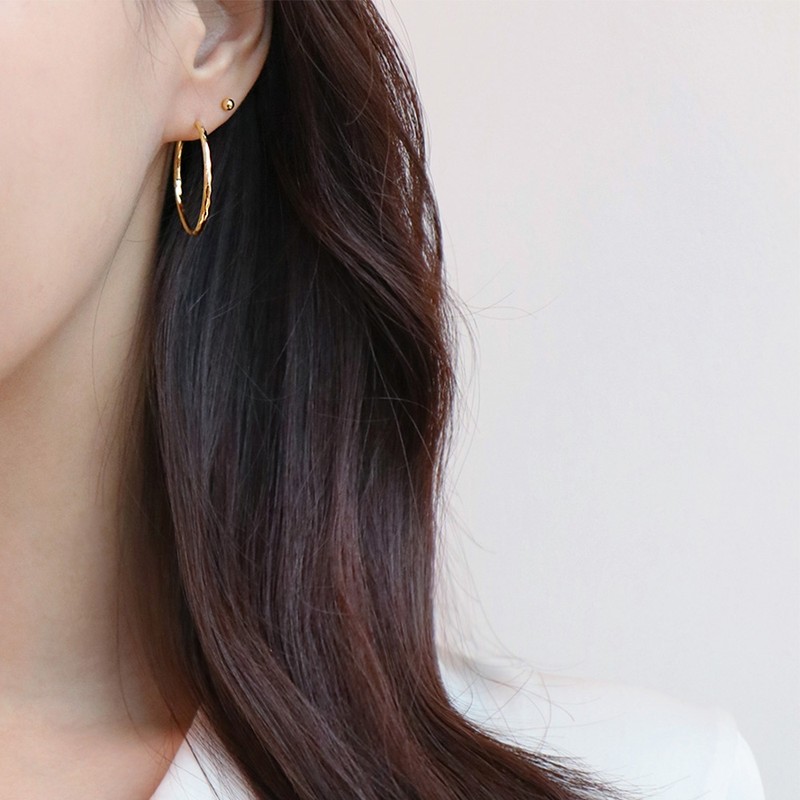 Gold & Deer 14k Gold Field Simple Cut Bling One-Touch