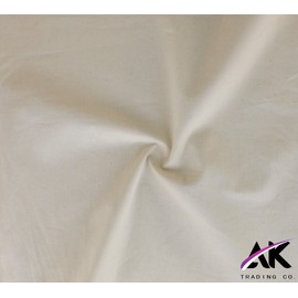 AK Trading CO. AK Trading 60"" Wide Natural Muslin, 100% Cotton Fabric, Unbleached-5 Yards (AK-MUS5YDS)