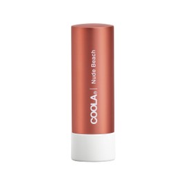 COOLA Organic Tinted Lip Balm & Mineral Sunscreen with SPF 30, Dermatologist Tested Lip Care for Daily Protection, Vegan, Nude Beach, 0.15 Oz