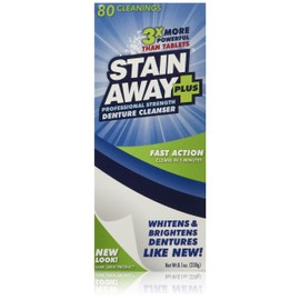 Stain-Away Stain-Away Plus Dental Cleanser, 8.1-Ounce (Pack of 3)
