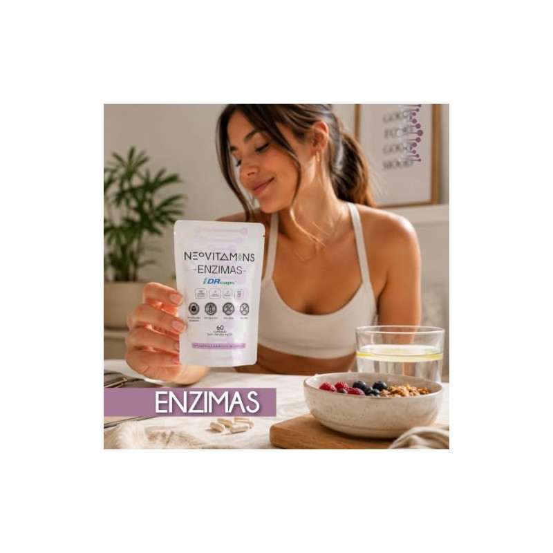ENZIMAS DR. CAPS™ NEOVITAMINS | Suplemento Alimenticio | Tecnología DR.