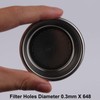 54 mm Coffee Filter Basket Strainer, 2 Cups Pressureless Filter