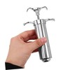 iplusmile Stainless Steel Meat Injector with Cleaning Brush Compact Turkey