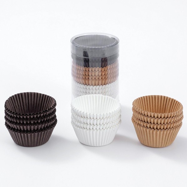 Generic 3 colors Standard Natural Cupcake Liners, No Smell, Food