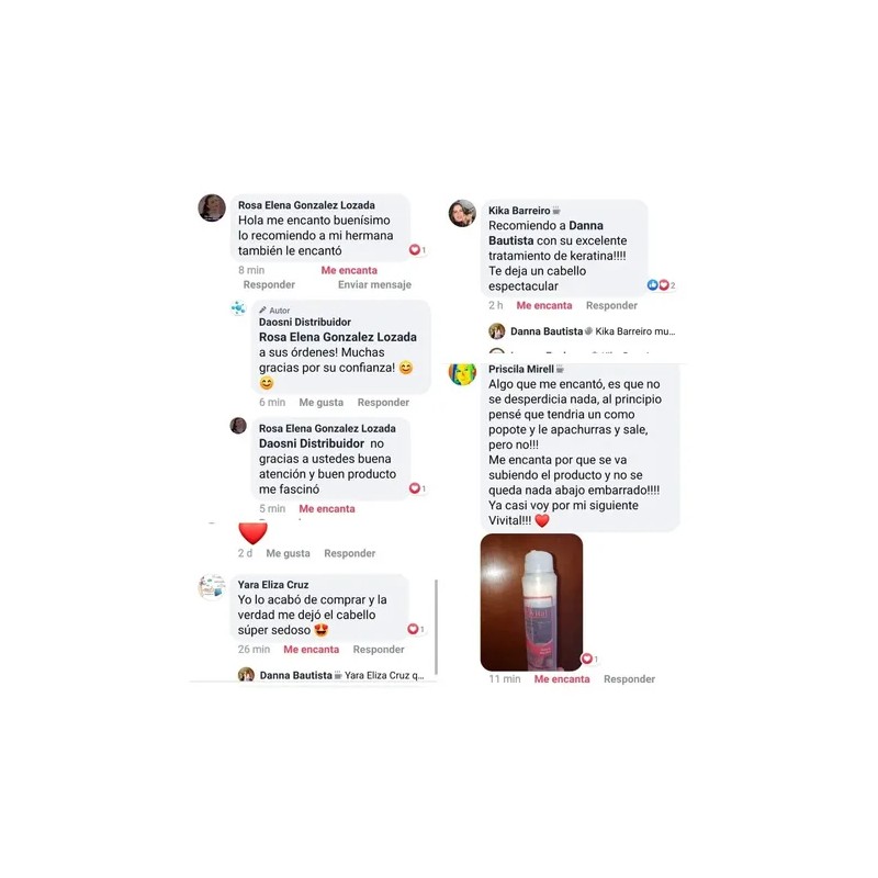 3 Pack Vivital Keratina Colágeno Sella Puntas Antifrizz