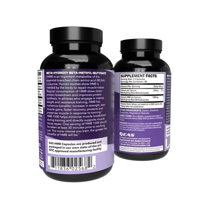 EAS HMB 1500mg Calcium HMB for Preserving Lean Muscle Growth