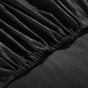 MOONLIGHT20015 Fitted Sheet Single 40cm Soft Brushed Microfiber with Satin