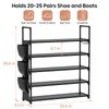 VILICK 5 Tier Shoe Rack with Hook and Side Pocket,Shoe