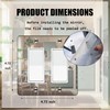 1 Pcs Mirror Light Switch Wall Plate Plates Decorative Electrical