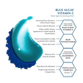 Algenist Blue Algae Vitamin C Dark Spot Correcting Peel Full Size 1.5Oz 45ml
