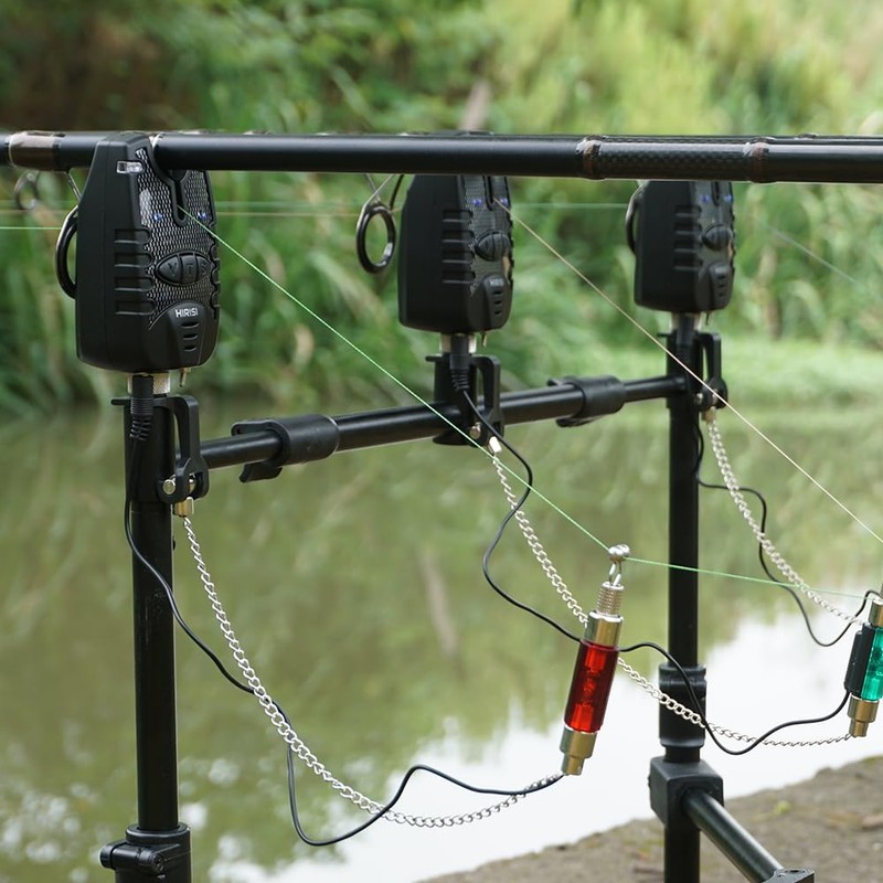 Carp Fishing Bite Alarm and Swinger Set Water Resistant Blue
