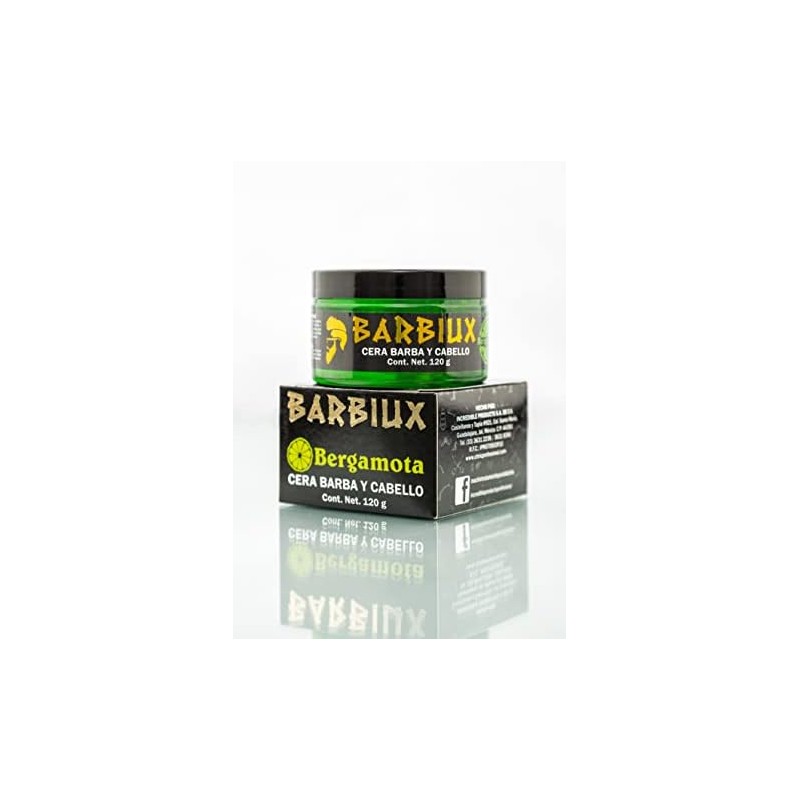 Cera Para Cabello Hombre Bergamota + Crecimiento Barba Barbiux