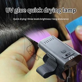 YUYTE Luz Porttil para Extensin de Cabello, Lmpara LED de Secado Rpido con Correa para la Mueca para Extensiones de Peluca, Uas y Pestaas             