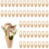 QUYLIXX 50 Pack Kraft Paper Flower Bags - Hanging Bouquet