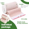 AZEN Premium 4 Pack Elastic Bandage Wrap 3 Inch, Compression Wrap Bandage for Legs, Lymphedema Wraps for Legs, Ankle, Knee, Tummy, Body