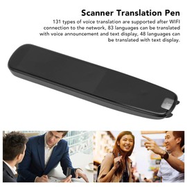 OCR Pen Scanner and Reader, Digital Reading Pen with 131 Languages, Voice Translator Device with 2.99 Inch Touch Screen, Wi-Fi Real-time Book Reader Scan Pen for Business Travel