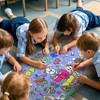 Easter Crafts for Kids Easter Decorations 186*73cm Giant Easter Colouring