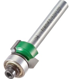 Trend Craft Pro 1/4in shank bearing guided round over router cutter - 1.6mm radius Two Flute Carbide tips.