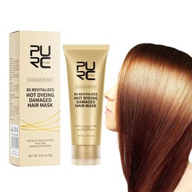 8 Seconds Revitalisierende Haarmaske für heiß gefärbtes & geschädigtes Haar 8s Revitalisiert heiß gefärbtes und geschädigtes Haar Maske Keratin Haarkur Maske Deep Conditioner 70ml