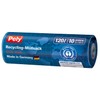 Pely Rubbish Bags 120 Litres with Closure Strap Black Value