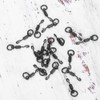 60pcs Universal Spinner Swivels Connector Single Hook Fast Change Carp