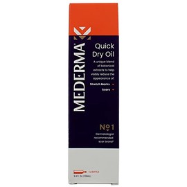 Mederma Quick Dry Oil - For Scars, Stretch Marks, Uneven Skin Tone and Dry Skin - Fragrance andParaben-Free - 3.4oz (100ml)