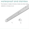 4PC 8 Diamond Dust Nail File - Stainless Steel Nail
