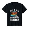 Kids Just A Boy Who Loves Books T-Shirt