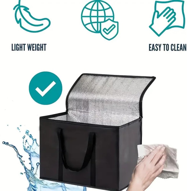 Cool Bag Large Foldable 35L Thermal Bag Cool Bag for