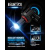 BEAMTECH 9005 Led Bulbs, Fanless in Line HB3 Fog Light