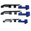 AT4 Badge Emblems 3-Piece in Glossy Black & Blue for