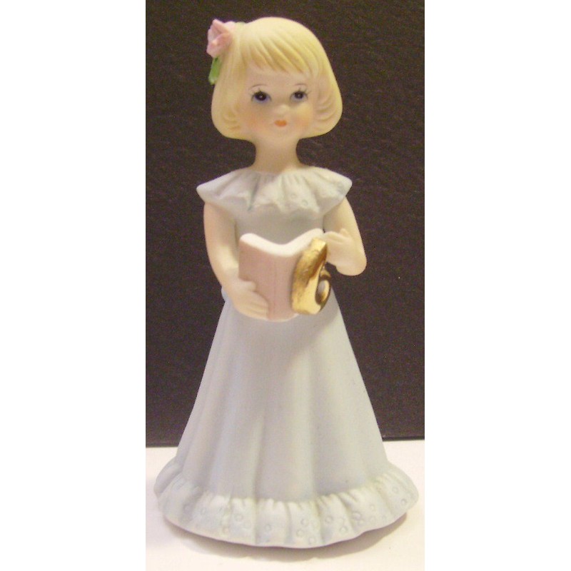 Growing up Girls from Enesco Blonde Age 6 Figurine 4