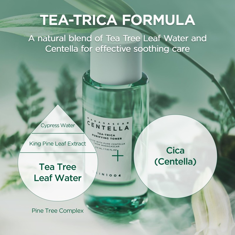 SKIN1004 Tea Trica Purey Fine Toner 210ml / Tea-Trica Purifying